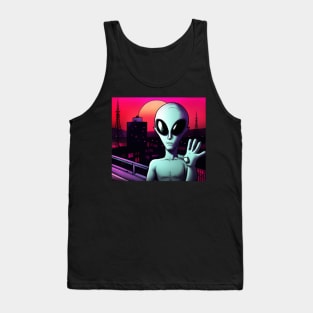 Friendly Alien Tank Top